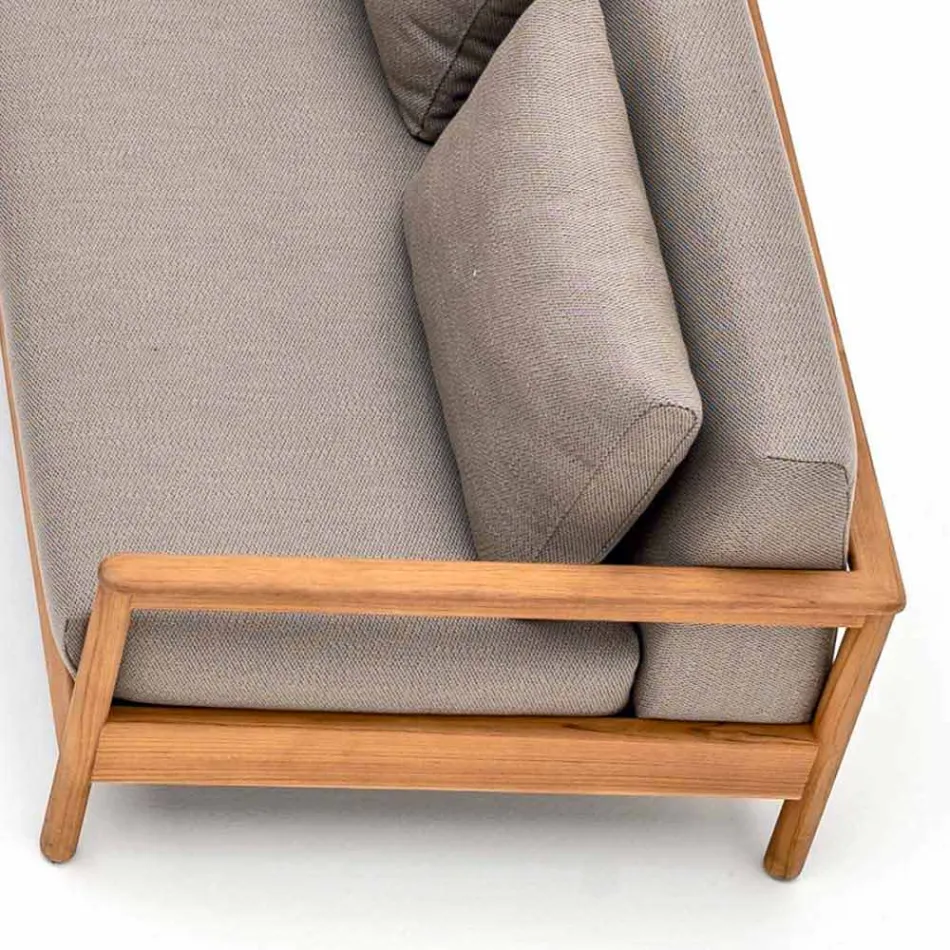 Modern Varaschin Bali outdoor sofa with padded cushions Viadurini