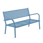 2 Seater Garden Sofa with Steel Structure Made in Italy - Nilda Viadurini