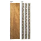 Modular Garden Sofa with Low Wooden Structure Made in Italy - Rubik Viadurini