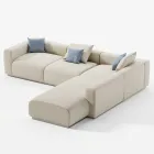 Modular Garden Sofa in Marine Plywood Made in Italy - Bahias Viadurini