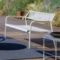 Aluminum Garden Sofa and Rope Backrest - Resplendent