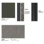 Aluminum Garden Sofa Made in Italy - Emmacross by Varaschin Viadurini