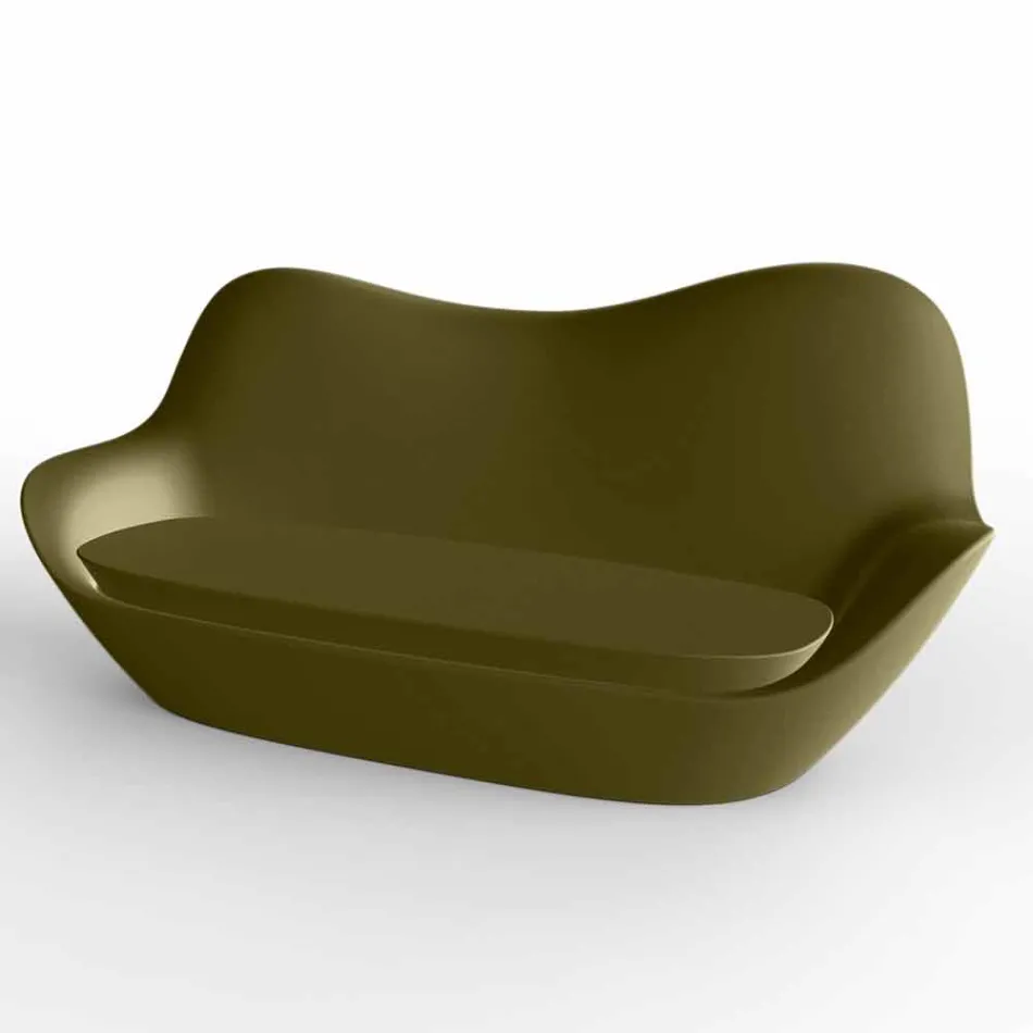 Modern design polyethylene garden sofa Sabinas by Vondom Viadurini