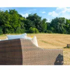 Sofa hand-woven garden Joe Coffee polyethylene Viadurini