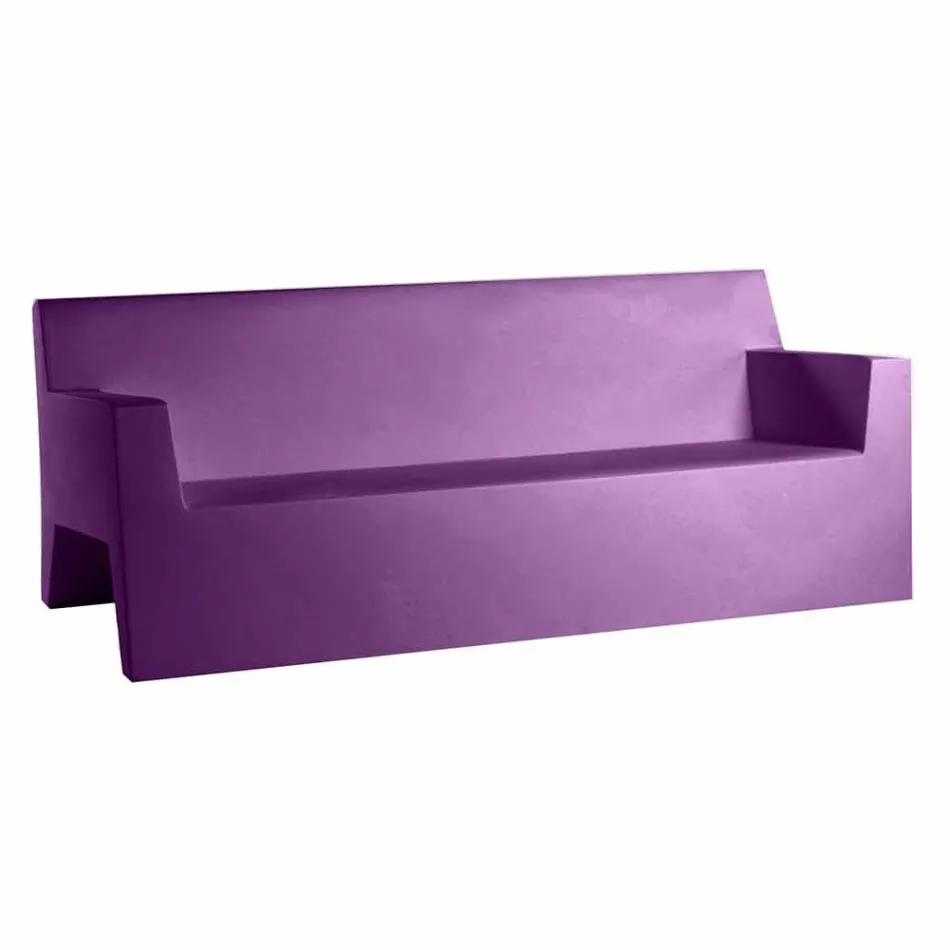 Jut by Vondom garden sofa, in polyethylene resin, design Viadurini