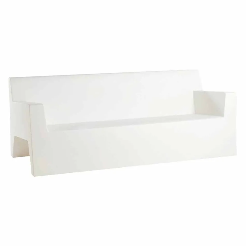 Jut by Vondom garden sofa, in polyethylene resin, design Viadurini