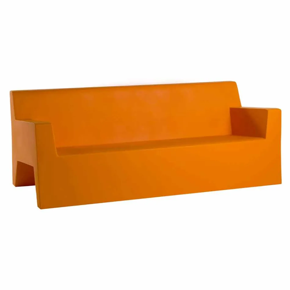 Jut by Vondom garden sofa, in polyethylene resin, design Viadurini