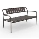 Garden Sofa Made Entirely of Aluminum - Resplendent Viadurini