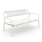 Garden Sofa Made Entirely of Aluminum - Resplendent Viadurini