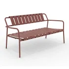 Garden Sofa Made Entirely of Aluminum - Resplendent Viadurini