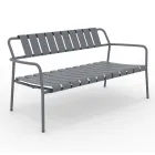 Garden Sofa Made Entirely of Aluminum - Resplendent Viadurini