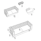 Indoor Sofa with Reclining Headrest Made in Italy - Unleashed Viadurini