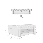 Indoor Sofa Available in Different Sizes Made in Italy - Vivace Viadurini