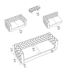 Living Room Sofa with Reclining Headrest Made in Italy - Unleashed Viadurini