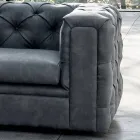 Living Room Sofa with Reclining Headrest Made in Italy - Unleashed Viadurini