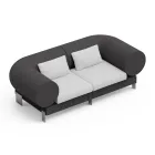 2 seater living room sofa in polyethylene of different colors - Orbis Viadurini