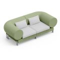 2 seater living room sofa in polyethylene of different colors - Orbis