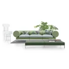 3-seater living room sofa in polyethylene of different colors - Orbis Viadurini