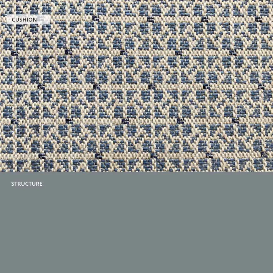 Metal Sofa for the Modern Garden High Quality Made in Italy - Karol Viadurini