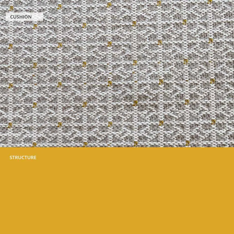 Metal Sofa for the Modern Garden High Quality Made in Italy - Karol Viadurini