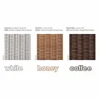 Sofa island relaxing garden with Hector made weaving by hand, modern design Viadurini