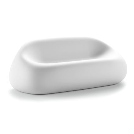 Modern Outdoor Sofa in Polyethylene of Made in Italy Design - Ervin Viadurini