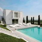 Modern Outdoor Sofa in Polyethylene of Made in Italy Design - Ervin Viadurini