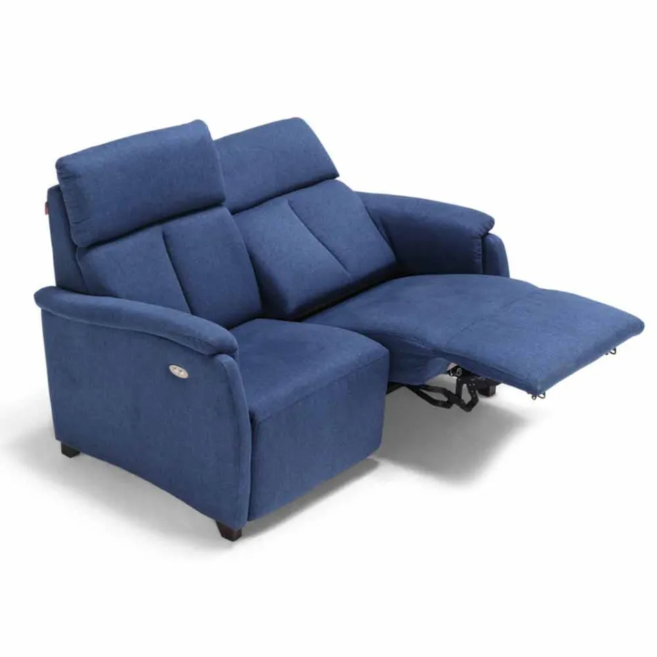 Electric relax sofa 2posts, 2 electric chairs Gelso, modern design Viadurini