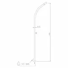 Garden shower with built-in stainless steel shower head Made in Italy - Yuki Viadurini