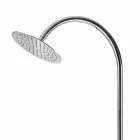Steel Garden Shower with Timed Faucet Made in Italy - Norton Viadurini