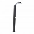 Solar Garden Shower in Black Painted Stainless Steel Made in Italy - Werner