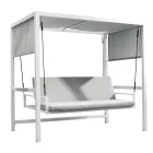 Suspended Garden Swing Made of Painted Aluminum - Broccard Viadurini