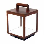 Decorative Outdoor Led Spotlight in White Aluminum or Corten - Bettina Viadurini