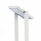 Outdoor Solar Led Spotlight in White or Matt Black Aluminum - Agorio Viadurini