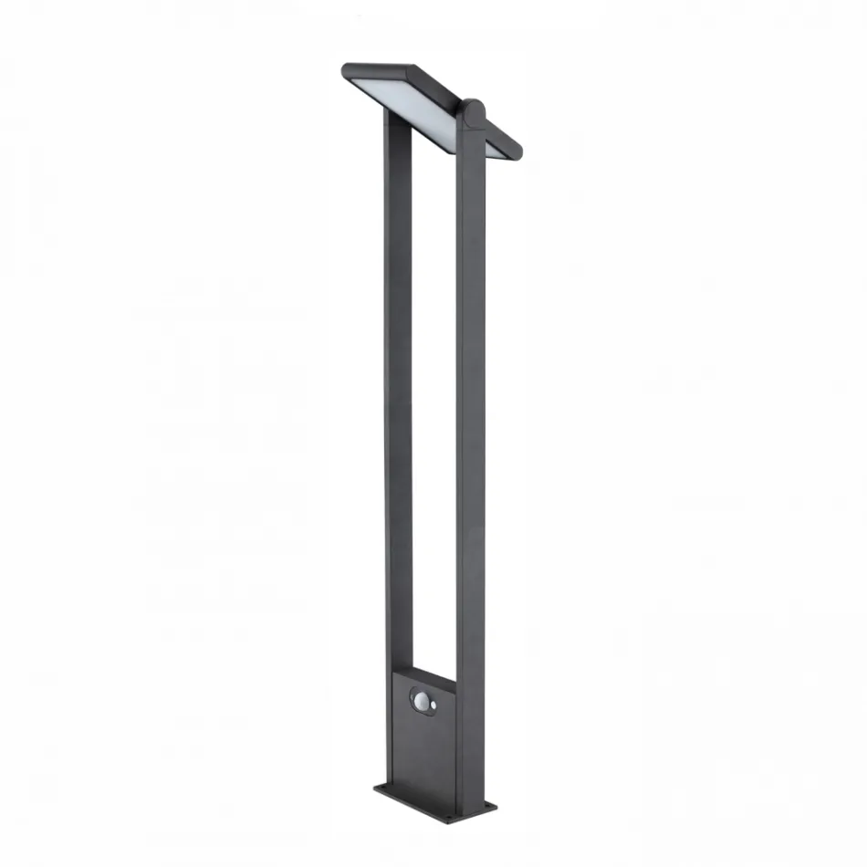 Outdoor Solar Led Spotlight in White or Matt Black Aluminum - Agorio Viadurini