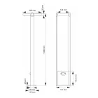 Outdoor Solar Led Spotlight in White or Matt Black Aluminum - Agorio Viadurini