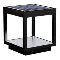 Portable Solar Led Spotlight in White, Black or Corten Aluminum - Bettina