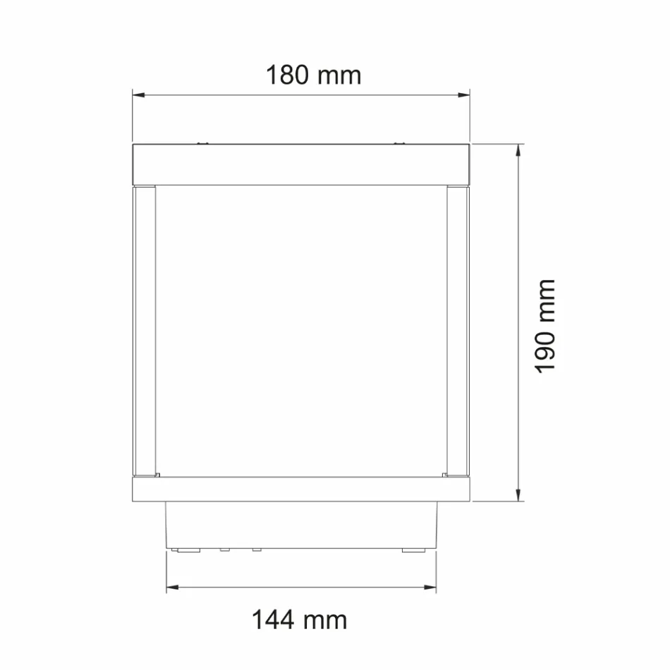 Portable Solar Led Spotlight in White, Black or Corten Aluminum - Bettina Viadurini