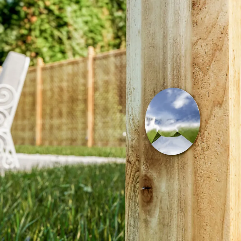 2W Round Led Spotlight for Outdoor in Stainless Steel, 4 Pieces - Mayor Viadurini