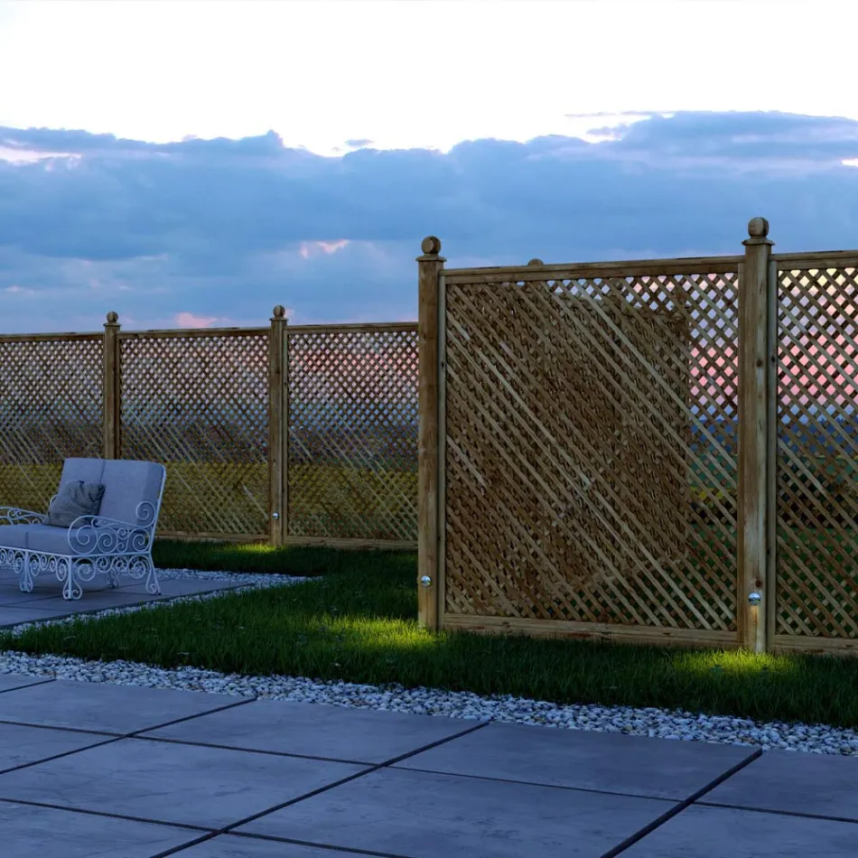 2W Round Led Spotlight for Outdoor in Stainless Steel, 4 Pieces - Mayor Viadurini