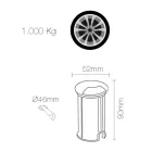 2W Round Led Spotlight for Outdoor in Stainless Steel, 4 Pieces - Mayor Viadurini