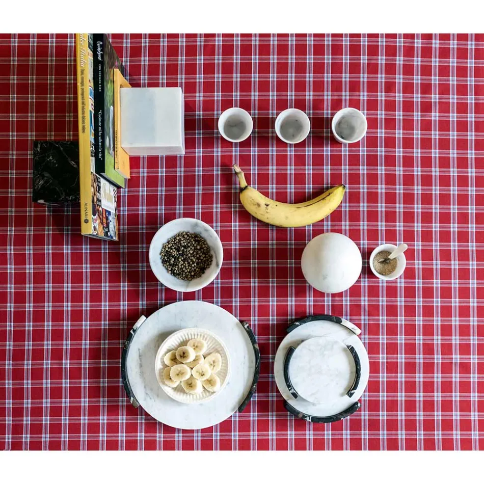 Modern Cube Paperweight in Satin Black Marquinia Marble Made in Italy - Qubino Viadurini