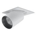 Led Projector Indoor Recessed Ceiling Light in Aluminum - Etruscan