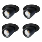 Photoprojector Adjustable Led Ceiling Light in Aluminum 4 Pieces - Etruscan Viadurini