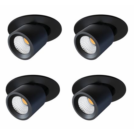 Photoprojector Adjustable Led Ceiling Light in Aluminum 4 Pieces - Etruscan Viadurini