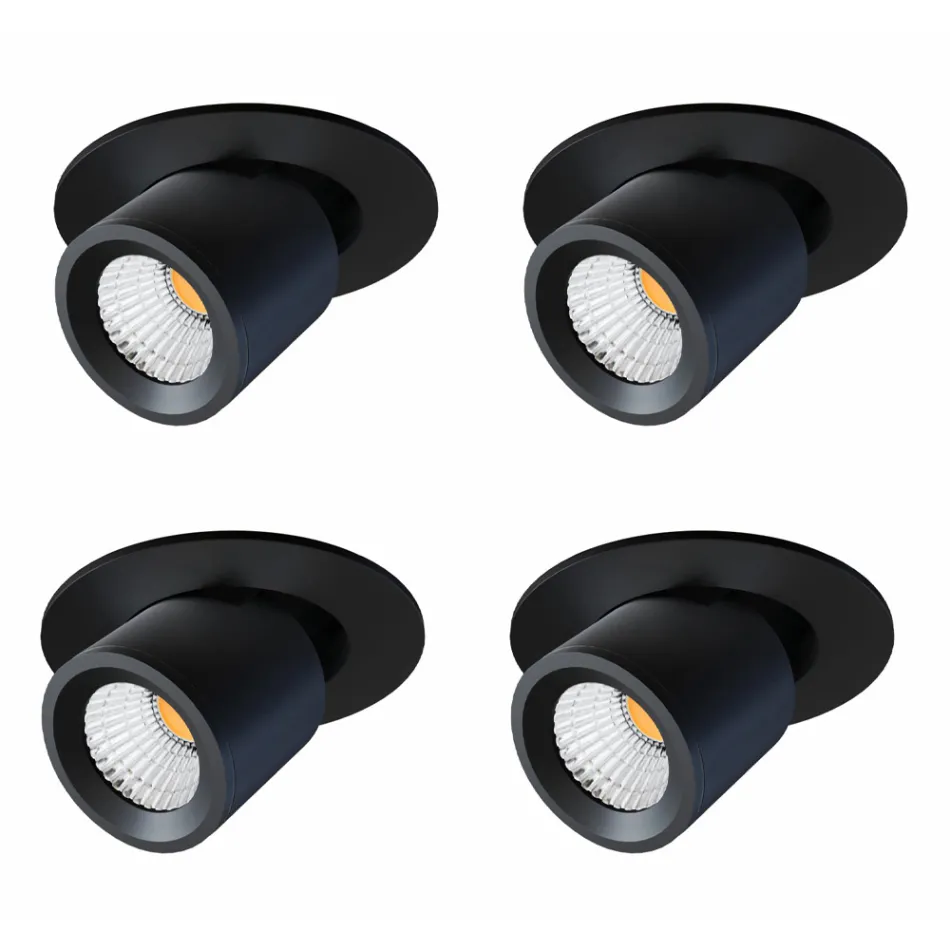 Photoprojector Adjustable Led Ceiling Light in Aluminum 4 Pieces - Etruscan Viadurini