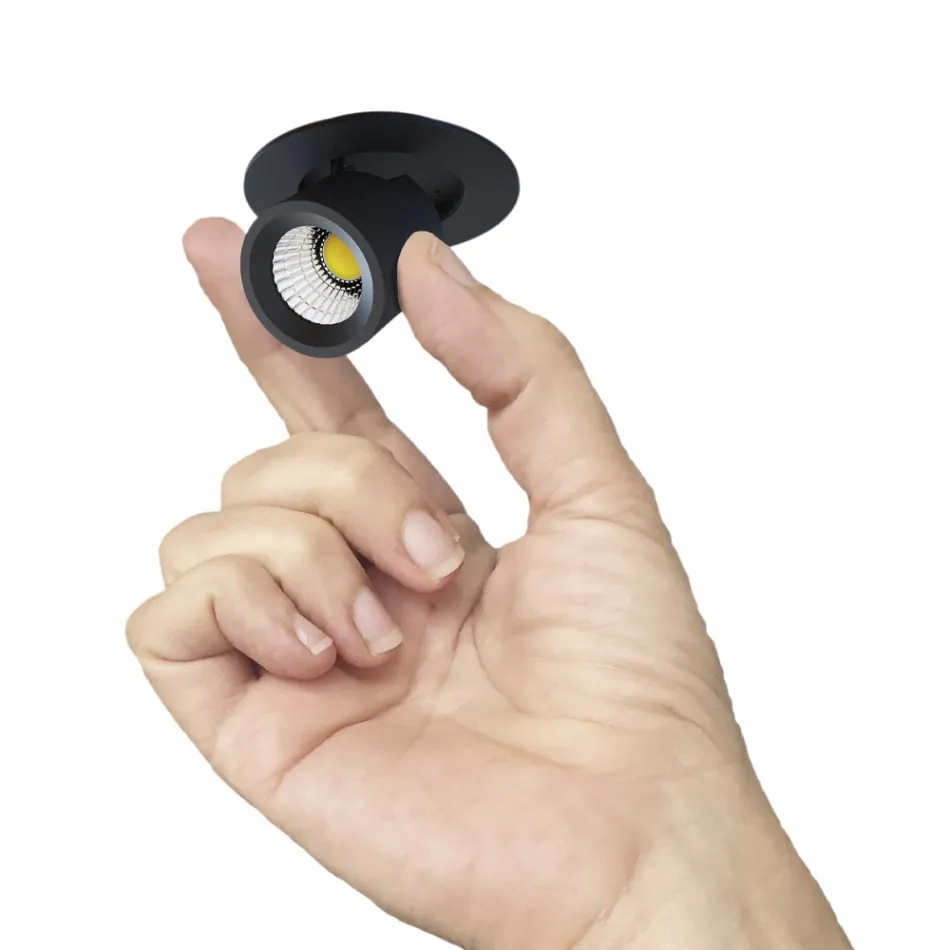 Photoprojector Adjustable Led Ceiling Light in Aluminum 4 Pieces - Etruscan Viadurini