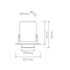 Photoprojector Adjustable Led Ceiling Light in Aluminum 4 Pieces - Etruscan Viadurini