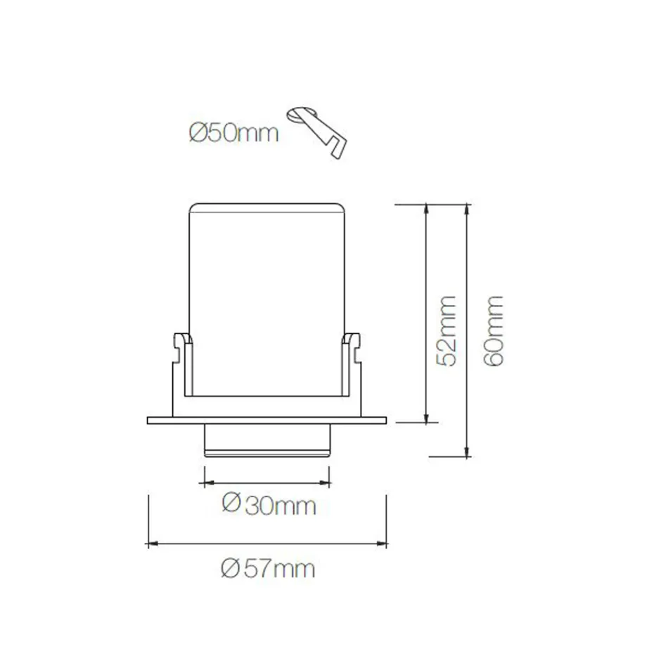 Photoprojector Adjustable Led Ceiling Light in Aluminum 4 Pieces - Etruscan Viadurini