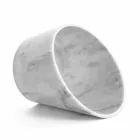 Wine or Champagne Glacette in White Carrara Marble Made in Italy - Ciotti Viadurini